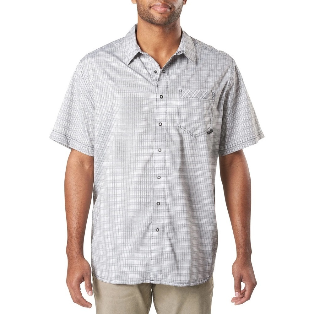 5.11 Work Gear Men's Python Colour Short Sleeve Polo Shirt Polyester Mesh Fabric